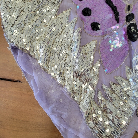 Vintage 100% silk cape - Picture 8 of 17